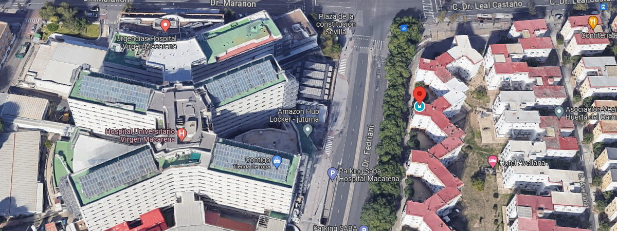 Ubicación en Sevilla