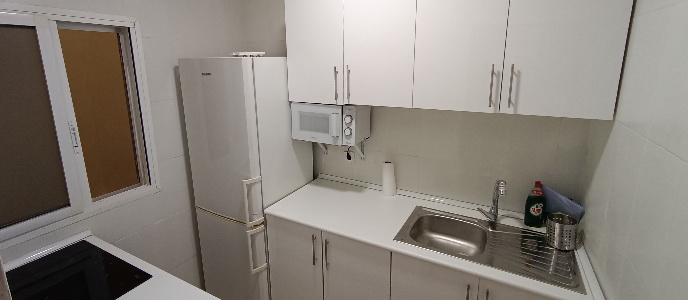 vista de la cocina completa